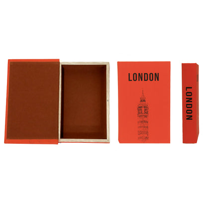 Book Storage Box, MDF/Canvas City Names