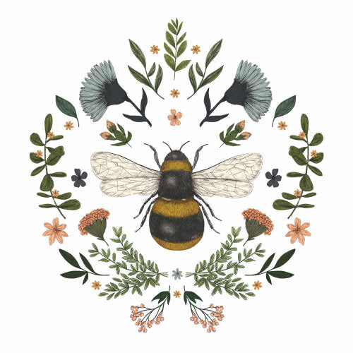 Napkin, Luncheon, Secret Bee