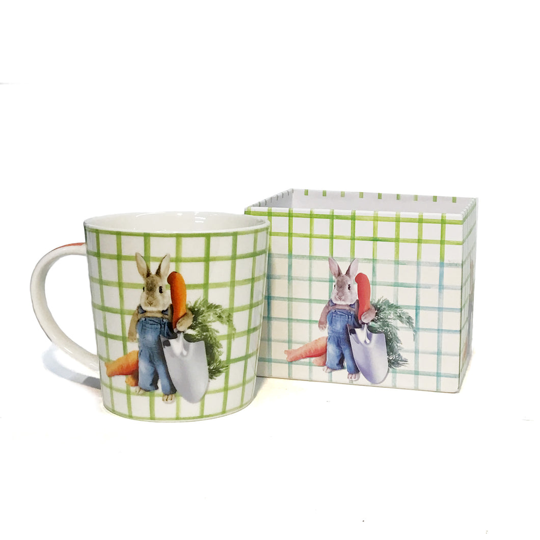 New Bone China Mug w/ Gift Box, 13.5oz, Rabbit