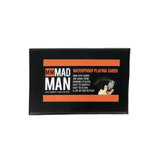 Load image into Gallery viewer, Mad Man Black Waterproof Playing Cards
