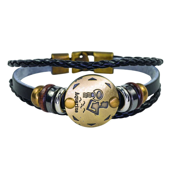 Mad Man Zodiac Bracelet, Aquarius