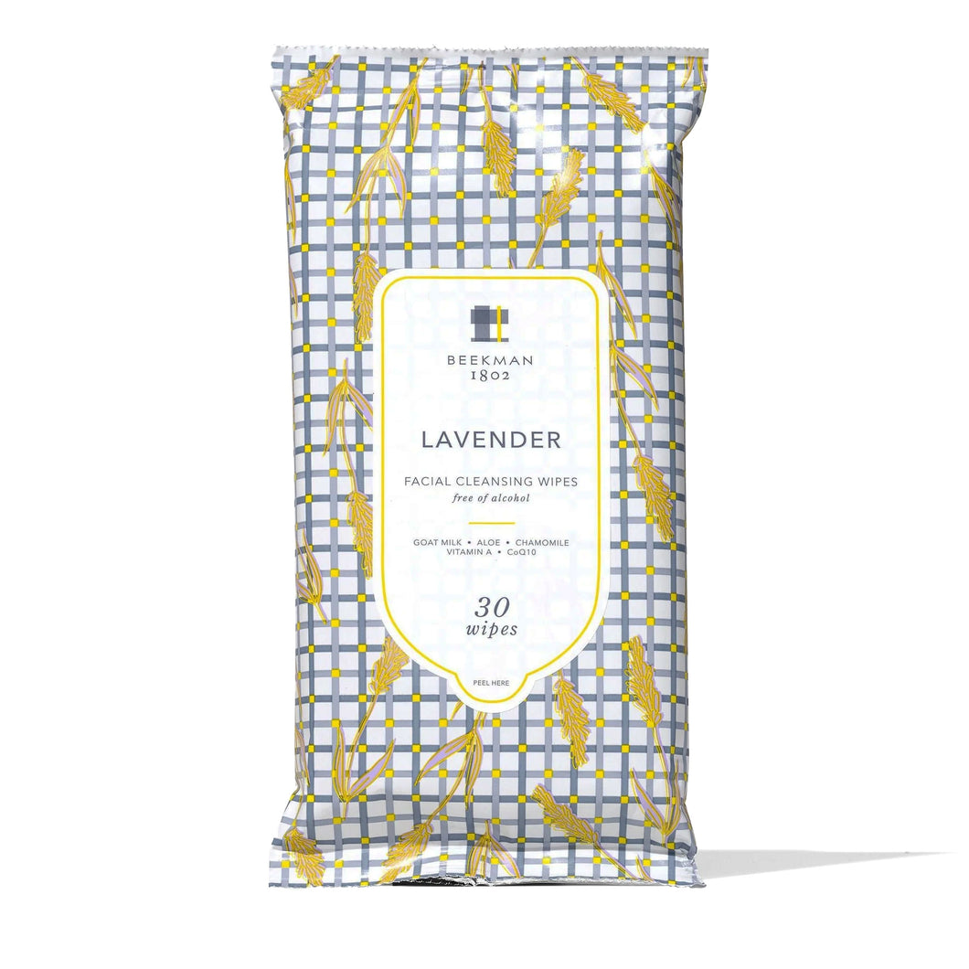 Lavender Face Wipes, 30 pack