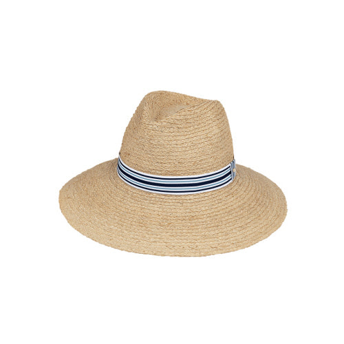 Ladies Wide Brim Sunhat, Hampton, Natural Small