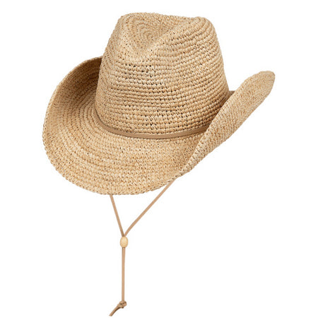 Ladies Cowboy Hat, Reta, Natural, One Size