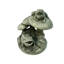 Load image into Gallery viewer, Frogs and Mushrooms Plumbed Statue
