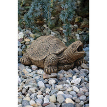 Load image into Gallery viewer, Medium Turtle Plumbed Statue
