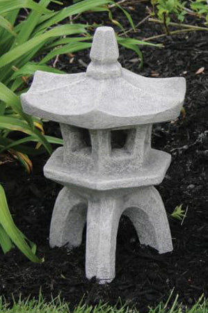 Small Hex Pagoda Statue 14in