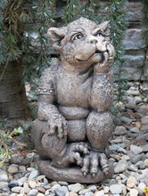 Load image into Gallery viewer, Thinking Gargoyle Statue, 14in
