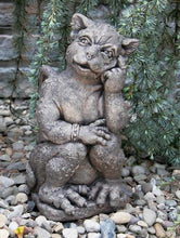 Load image into Gallery viewer, Listening Gargoyle Statue, 14in
