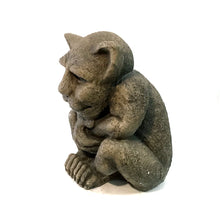 Load image into Gallery viewer, Shy Sitting Gargoyle Statue, 14in
