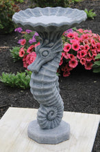 Load image into Gallery viewer, Seahorse Bird Bath, One Piece
