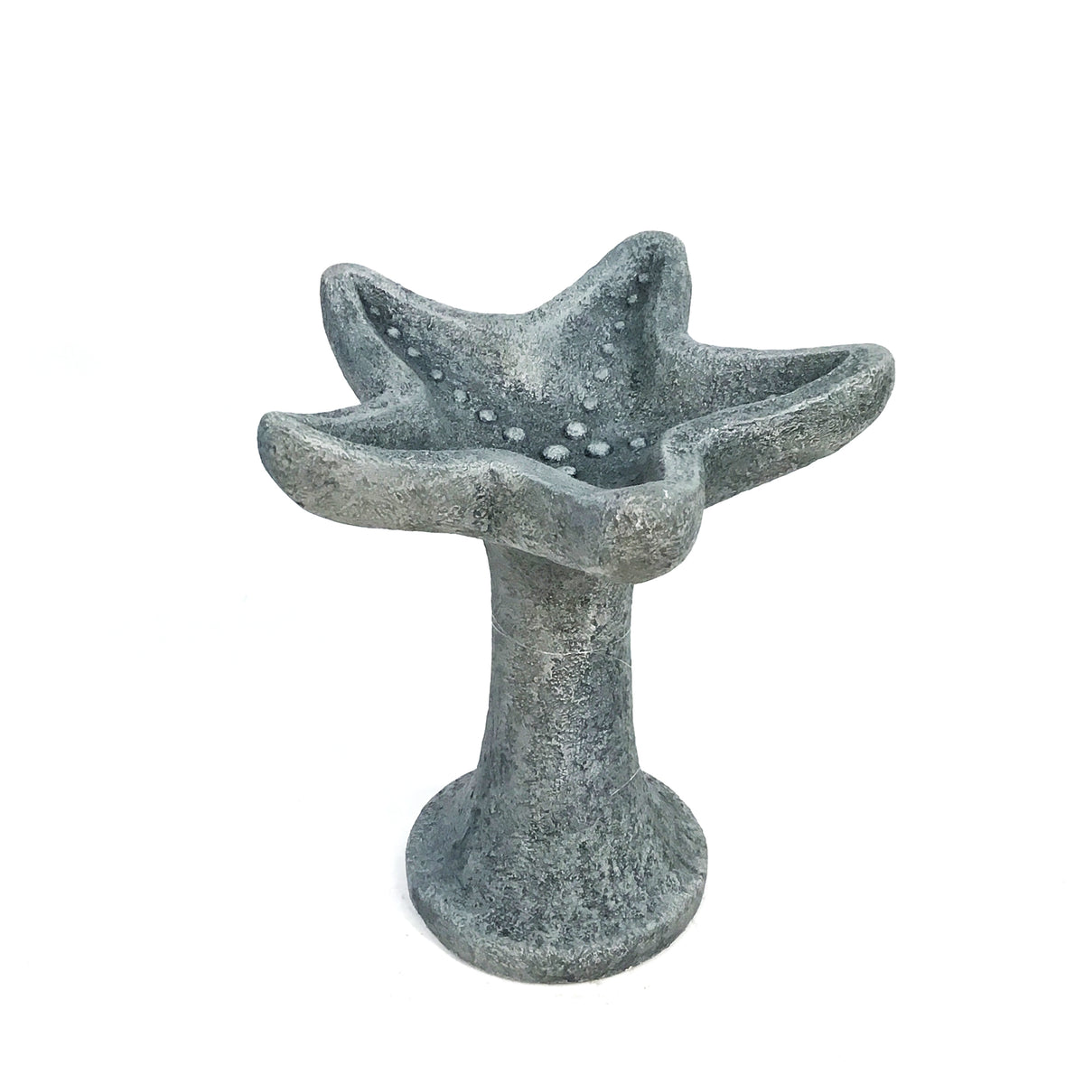 Petite Starfish Bird Bath, One Piece