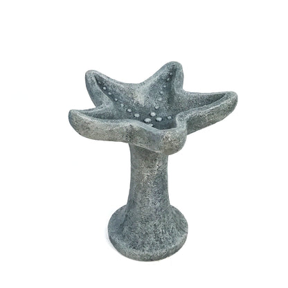 Petite Starfish Bird Bath, One Piece