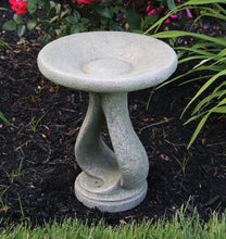 Load image into Gallery viewer, Petite Ribbon Bird Bath, One Piece
