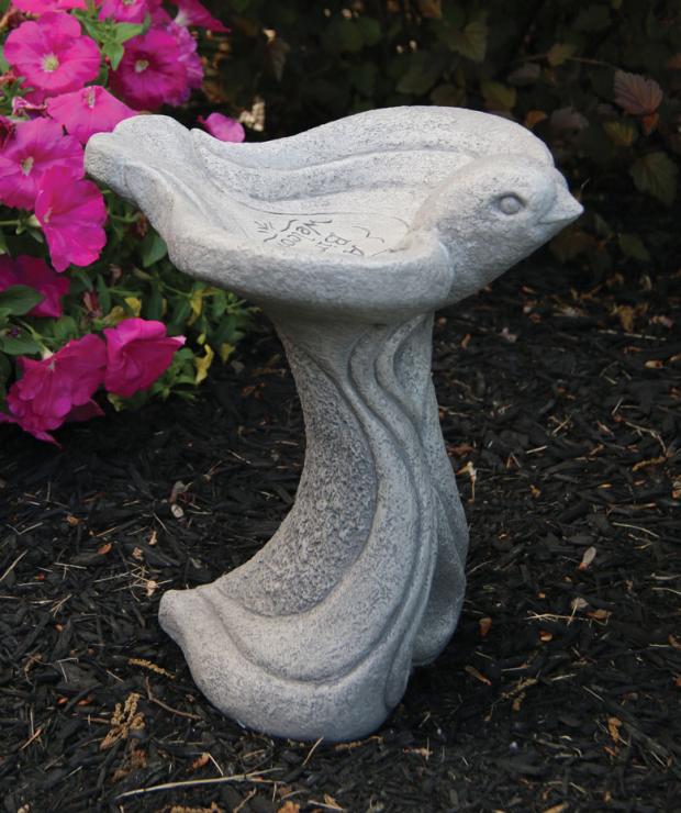 Petite ALl Birds Welcome Bird Bath