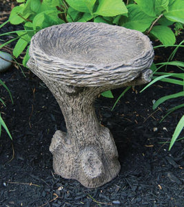 Petite Nest Bird Bath, One Piece