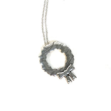 Load image into Gallery viewer, Silver Wreath Pendant
