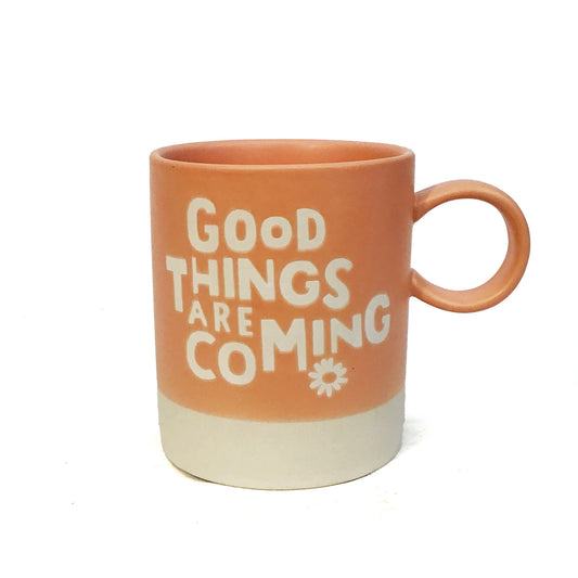 Mug, Saratoga, Good Things Are Coming, 14oz