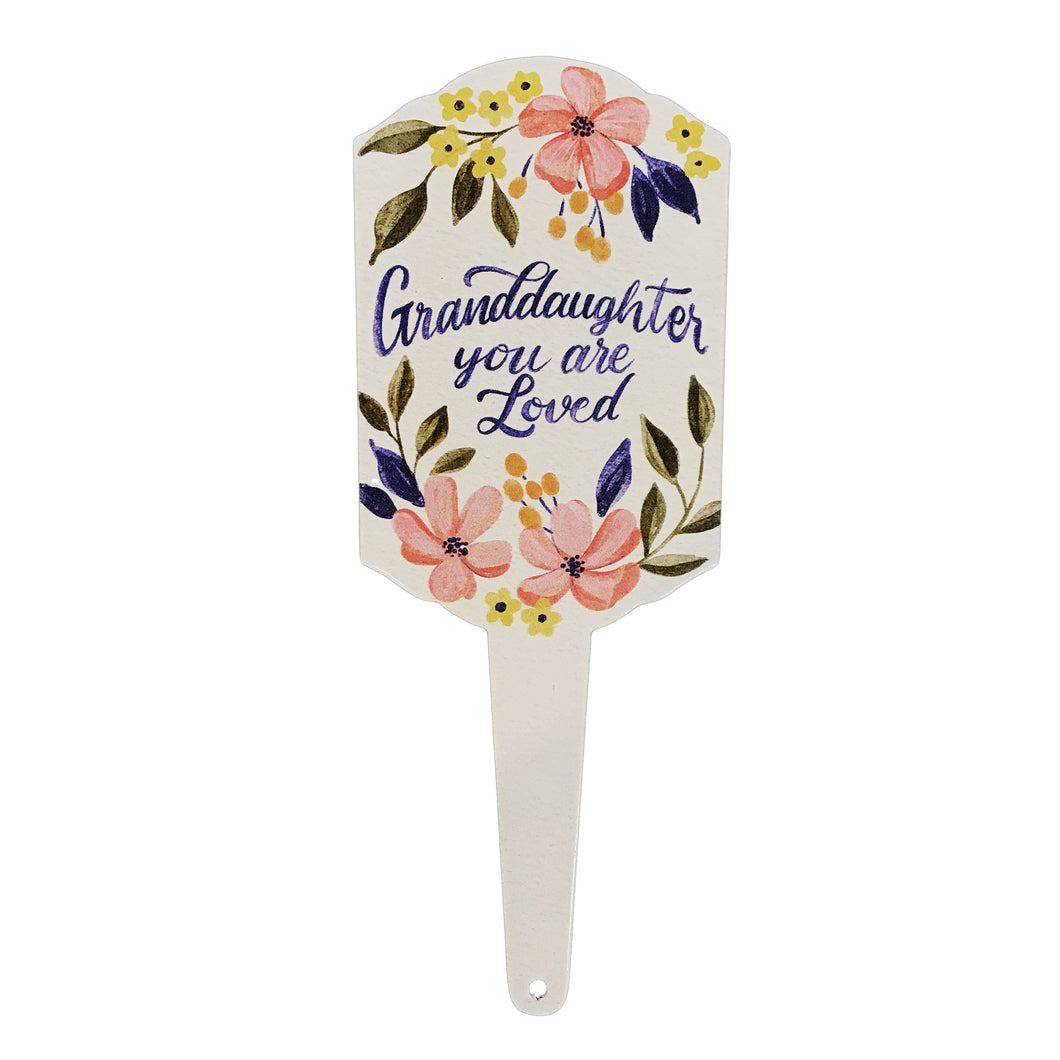 Metal Sign Plant Pick, Relationship Themed, 6 Asst