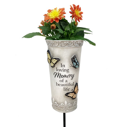 Vase Stake, In Loving Memory of a Beautiful Life
