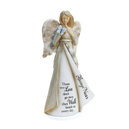 Angel Figurine, Always Near, 12x6.5x4"