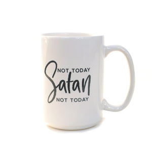 Ceramic Boxed Mug, Not Today Satan, 15oz