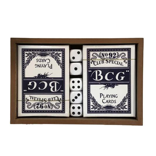 Playing Card Sets w/Dice, Game Night