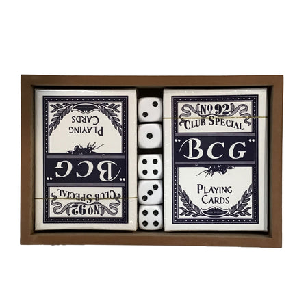 Playing Card Sets w/Dice, Game Night