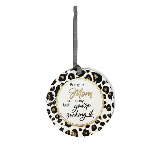 Wood Ornament, Mom Rocking It