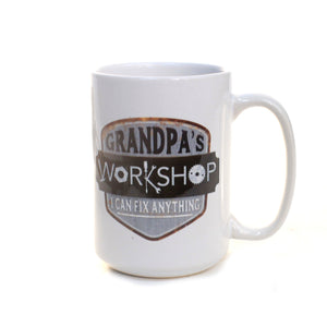 Ceramic Boxed Mug, Grandpa's Workshop, 15oz