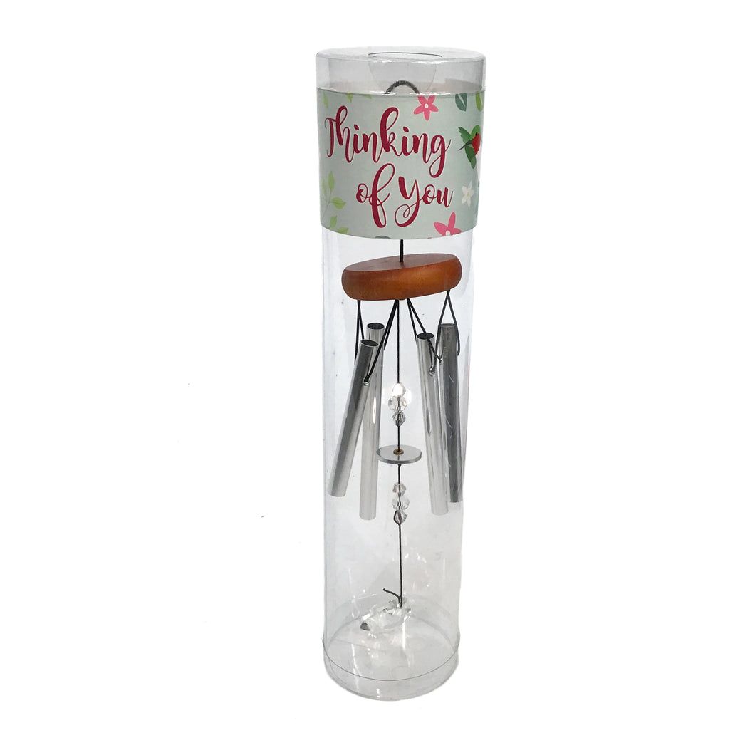 Giftable Mini Wind Chime, Thinking of You, 10in