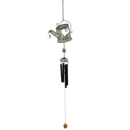 Wireworks Mini Wind Chime, Watering Can, 28.5x5"
