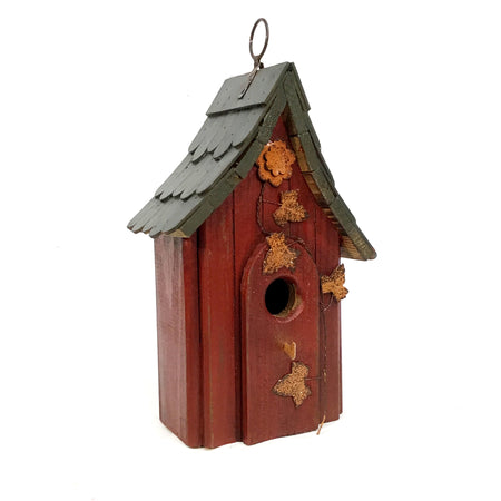 Wood Birdhouse, Shingle Roof