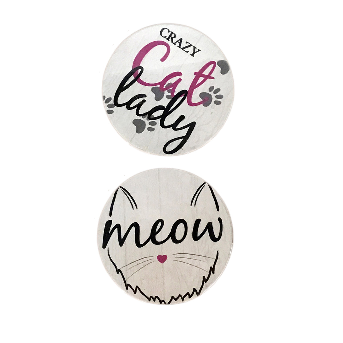 Car Coaster, Cat, Set of 2