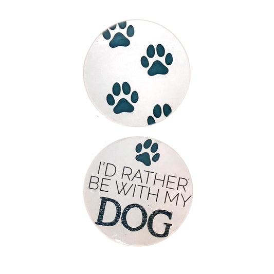 Car Coaster, Dog, Set of 2
