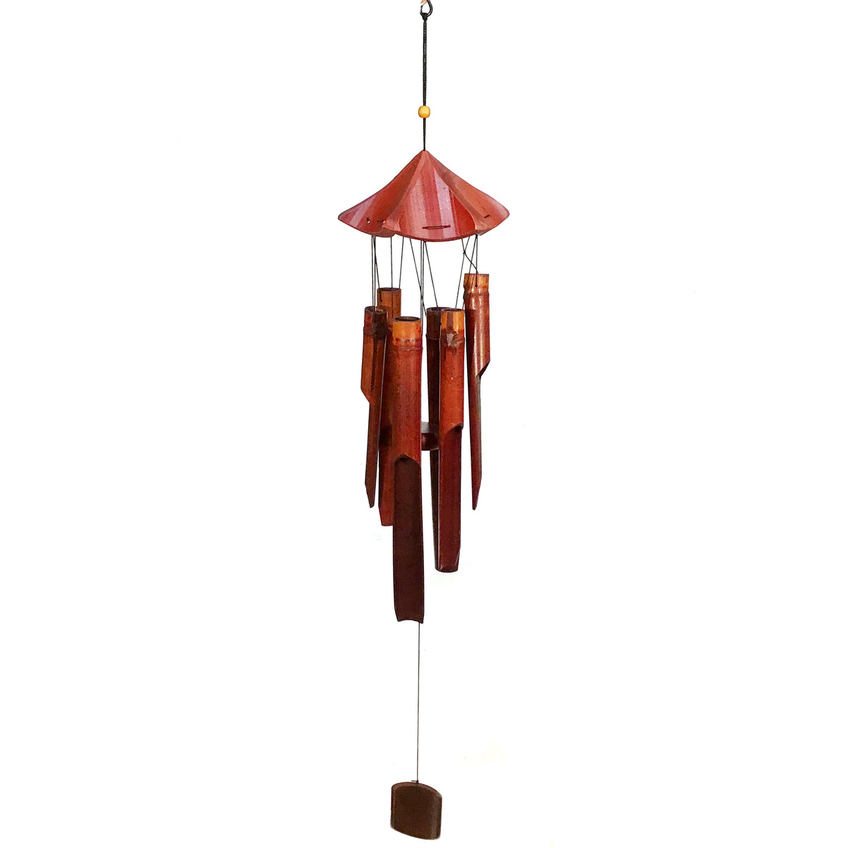 Bamboo Wind Chime, Pagoda 39in