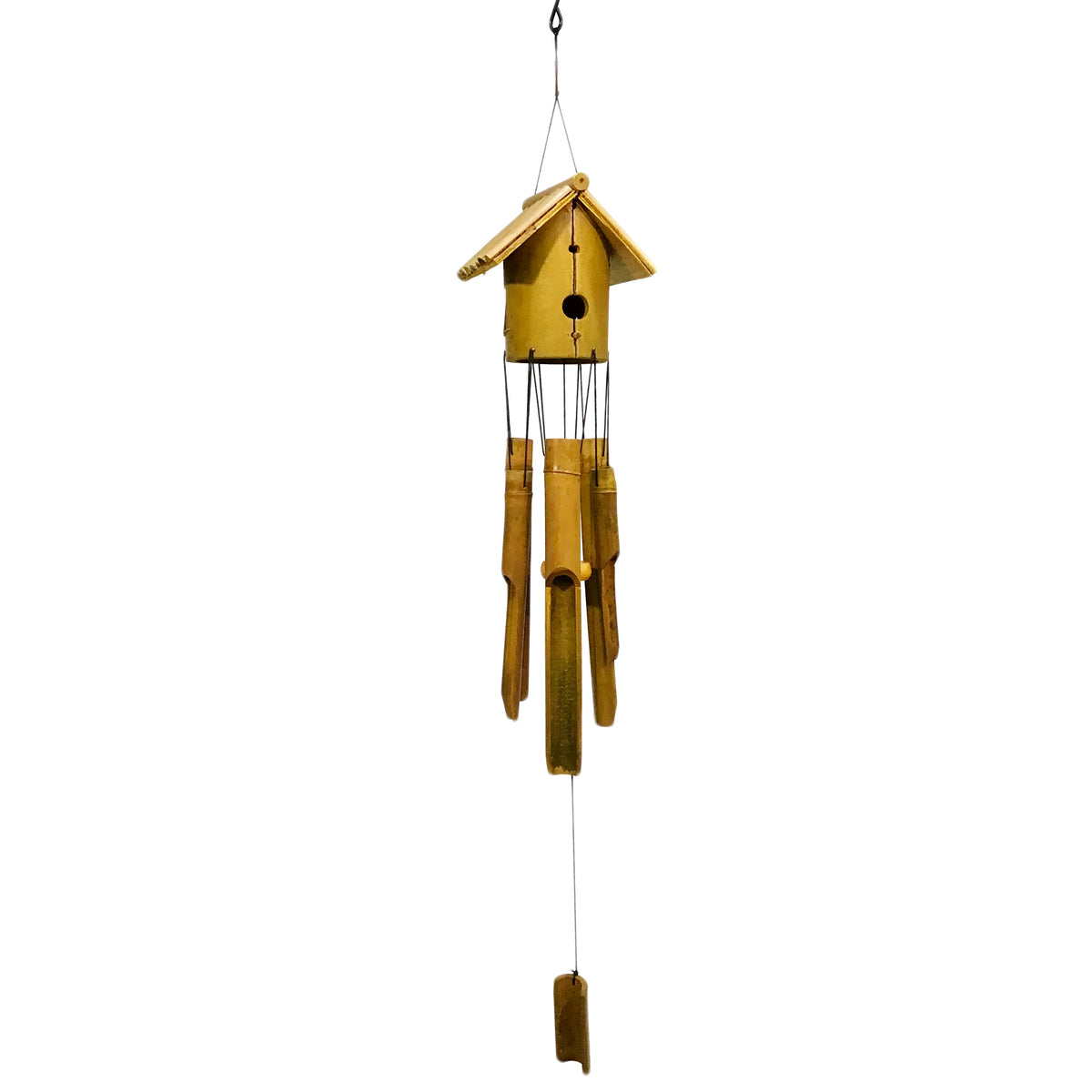 Bamboo Wind Chime, Hut 34in