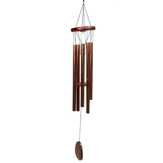 Multi Colour Solar Wind Chime, Bronze 36in