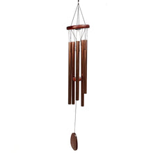 Load image into Gallery viewer, Multi Colour Solar Wind Chime, Bronze 36in
