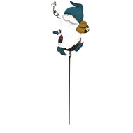 Gnome with Beehive Plant Pick