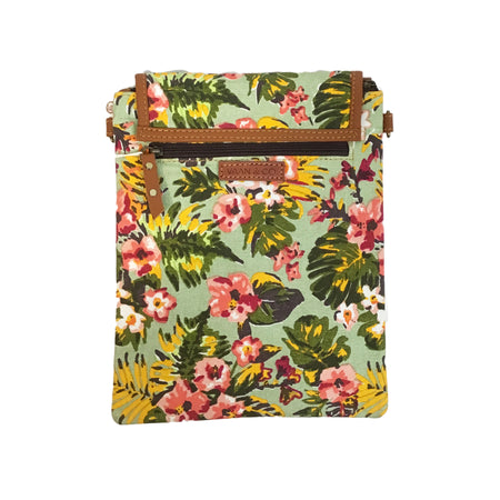 Yellow Floral Crossbody Bag, Small