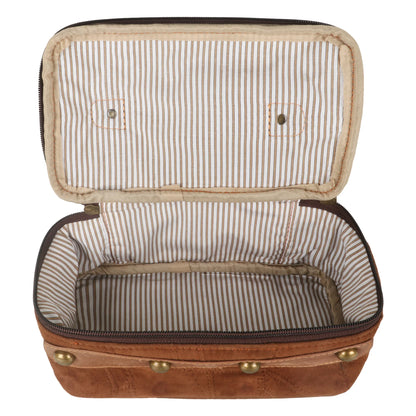 Small Brown Dopp Kit
