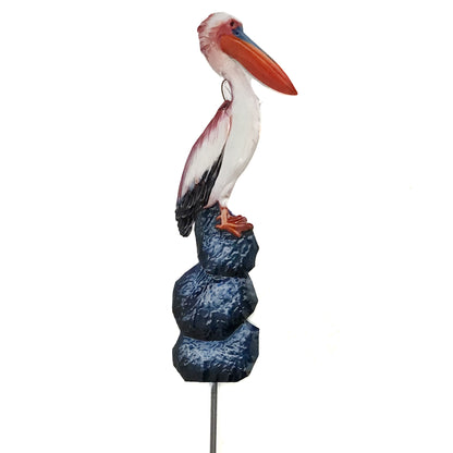 White Pelican Metal Stake, 36in