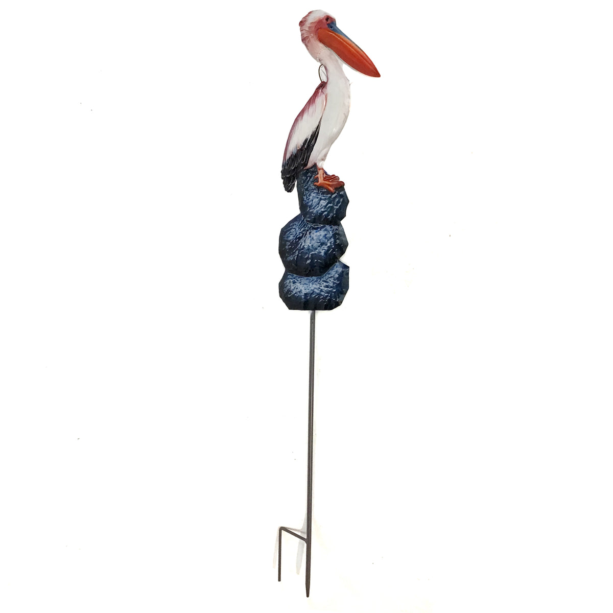 White Pelican Metal Stake, 36in