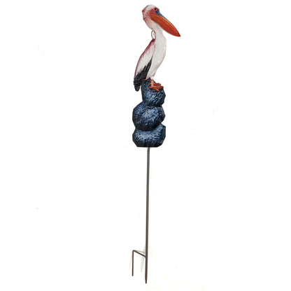 White Pelican Metal Stake, 36in