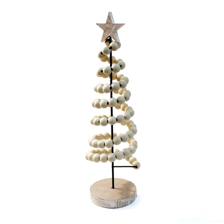 Medium Fir Beads Decorative Xmas Tree