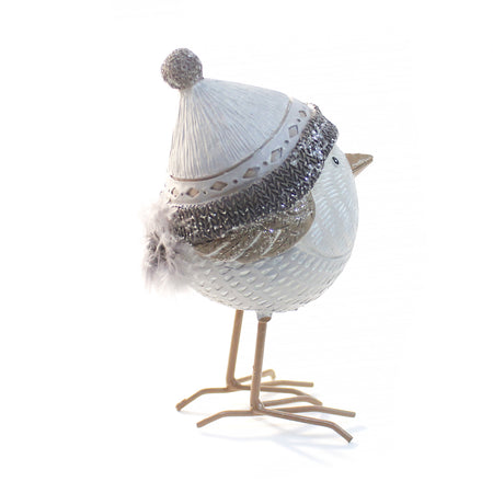 Decorative Bird with Beige Hat