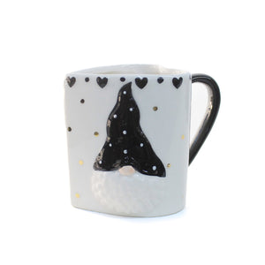 Black Heart Gnome Mug