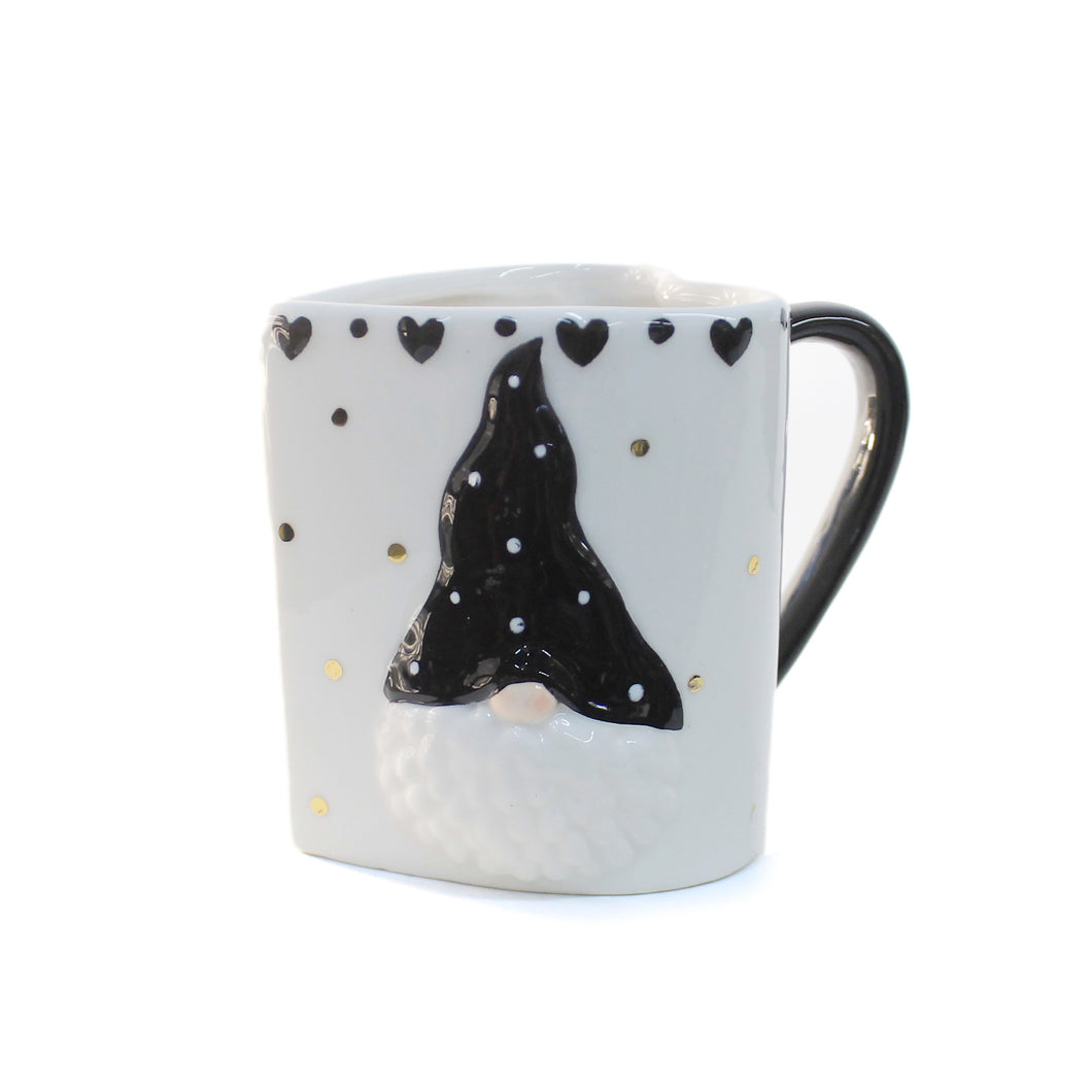 Black Heart Gnome Mug