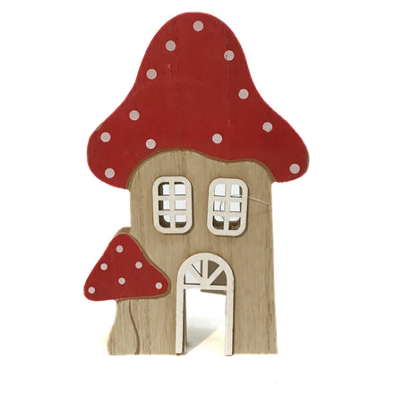 Mushroom House Figurine